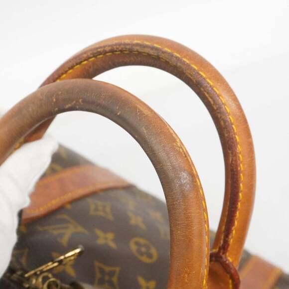 LOUIS VUITTON Brown Monogram Keepall 50 Boston Bag